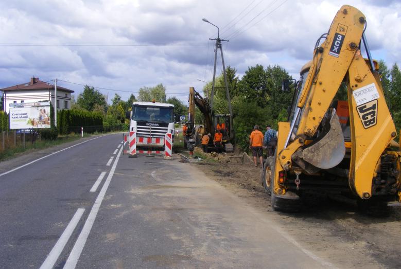 budowa kanalizacji sanitarnej w ul. Gdyńskiej