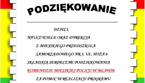 Podziękowania