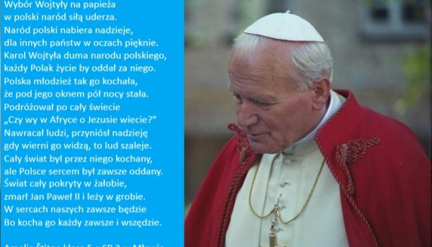 100. urodziny Karola Wojtyły w SP 3