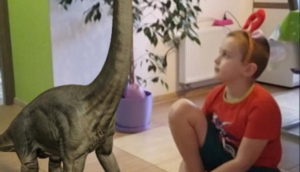 Niezwykła lekcja o dinozaurach w kl. Ib ZPO2 w Mławie