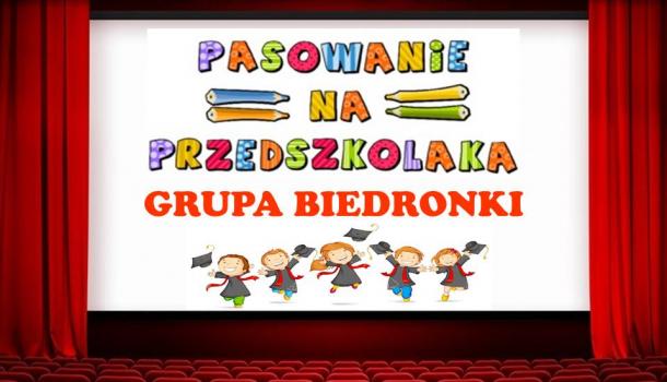 Biedronki z SP nr 2 pasowane na przedszkolaka