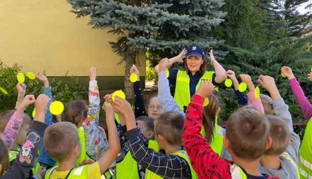 Spotkanie Pierwszaków z Panią policjantką w ZPO nr 3