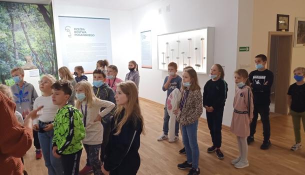 Uczniowie klas IVa i IVb  SP 3 z wizytą  w Muzeum Ziemi Zawkrzeńskiej