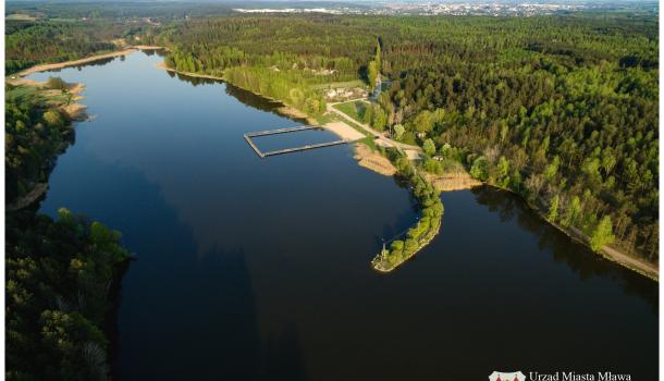 Zalew Ruda - Podniebne panoramy Mławy