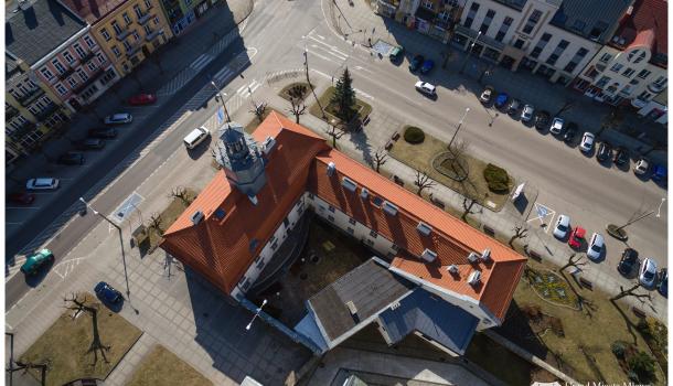 Stary Rynek w Mławie - Podniebne panoramy Mławy