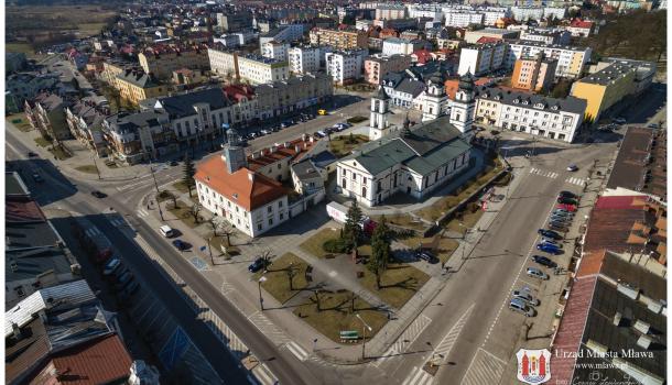 Stary Rynek w Mławie - Podniebne panoramy Mławy