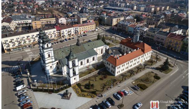 Stary Rynek w Mławie - Podniebne panoramy Mławy